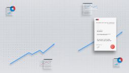 An image of a Swinburne University graduation certificate from a "Bachelor of Business Analysis and Analytics" placed on a grey background with data graphs.