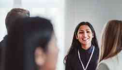 Young Indian businesswoman talking