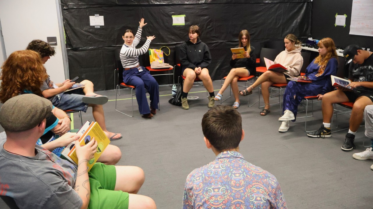 Indigenous astronomer Dr Kirsten Banks provides insight to MTC-FAC attendees about utilising Indigenous astronomers' knowledge into modern applications of astronomy.