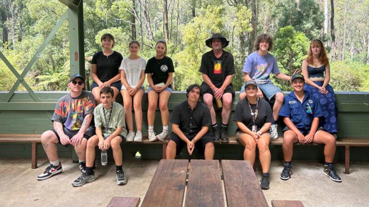 MTC-FAC attendees after Bullen-Bullen Walking Cultural Tour with Wurundjeri Woi-Wurrung Cultural Heritage Aboriginal Corporation.
