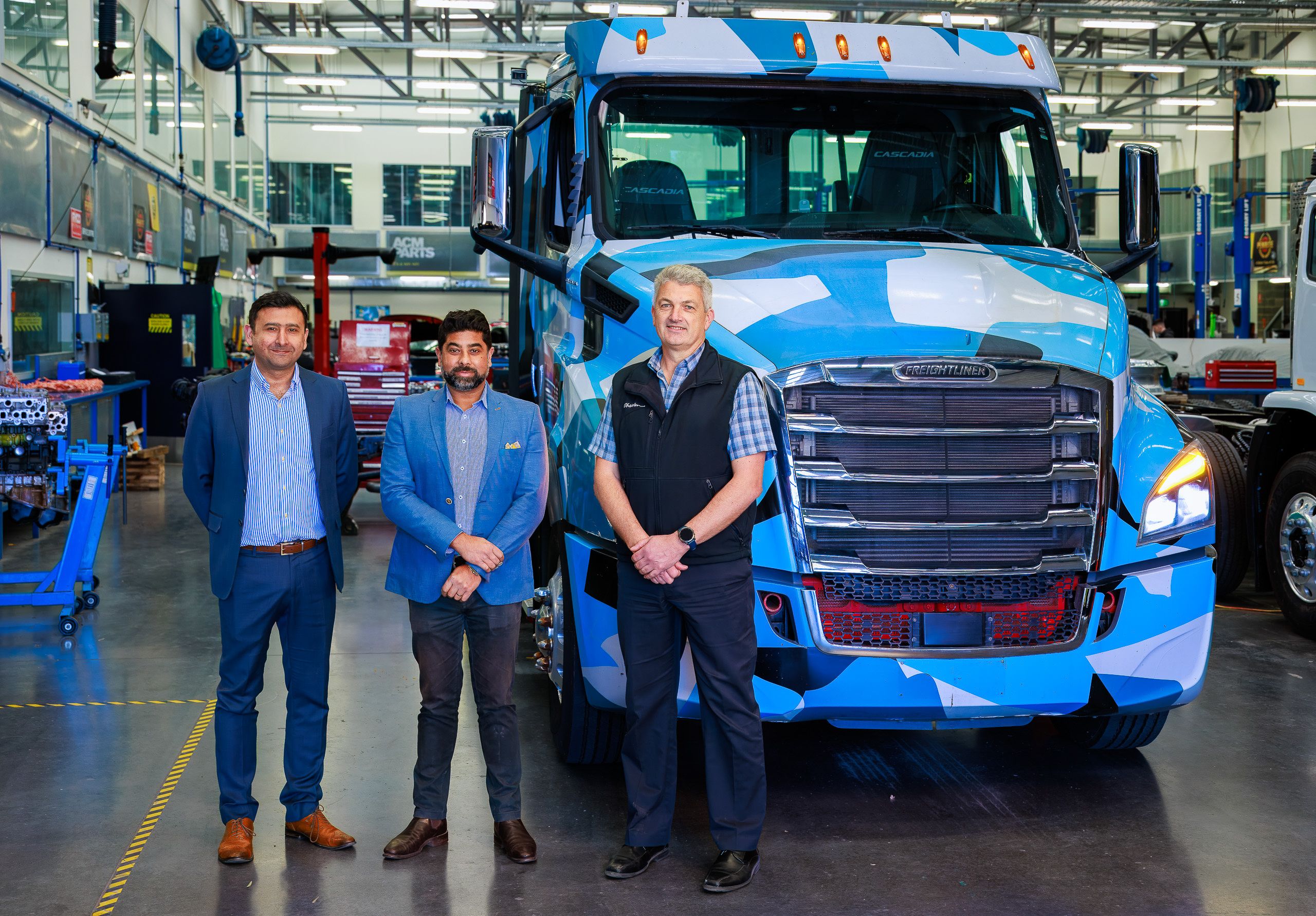 Professionals gathering at event