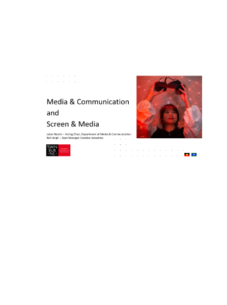Media and Communication & Screen and Media