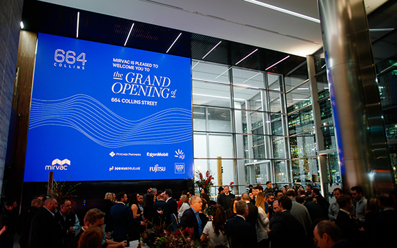 celebrations at the Media Wall launch