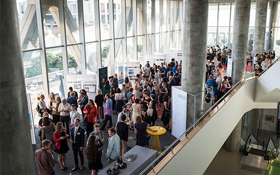 Crowds mingle at 2017 School of Design exhibitions 