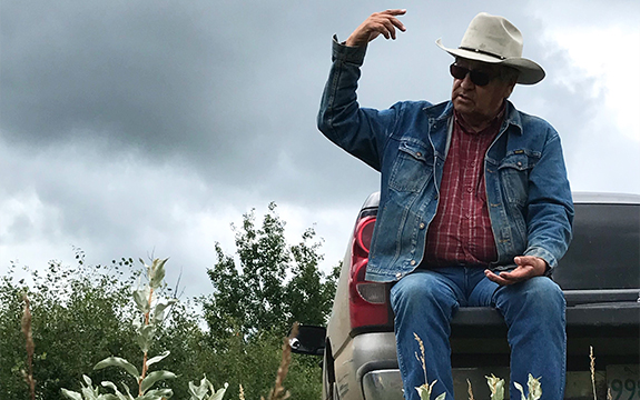 Indigenous elder Eric Tootsoosis