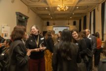 Attendees enjoying SWAN's 10-year celebration.