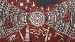 Indigenous artwork by Awabakal artist Michelle Searle 