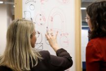 researchers designing