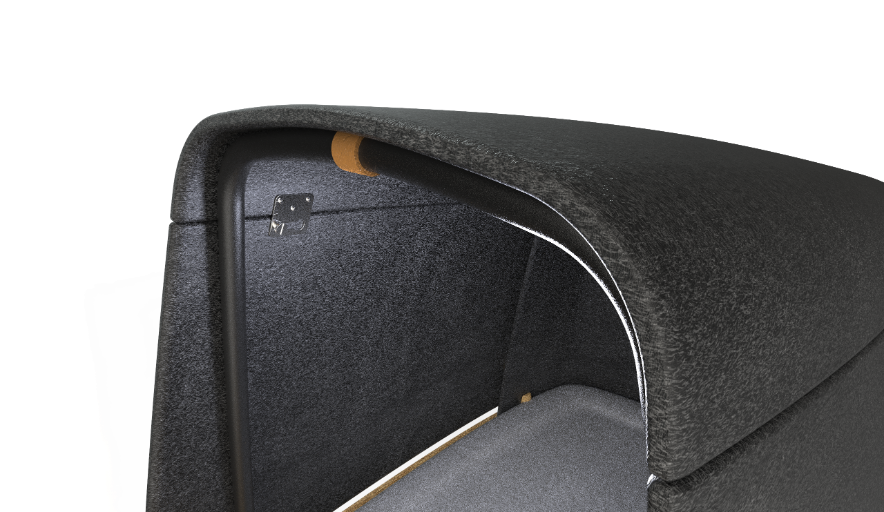 Interior view of Timberfy's premium dog kennel