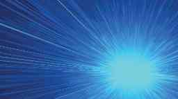 Abstract blue colour light burst.