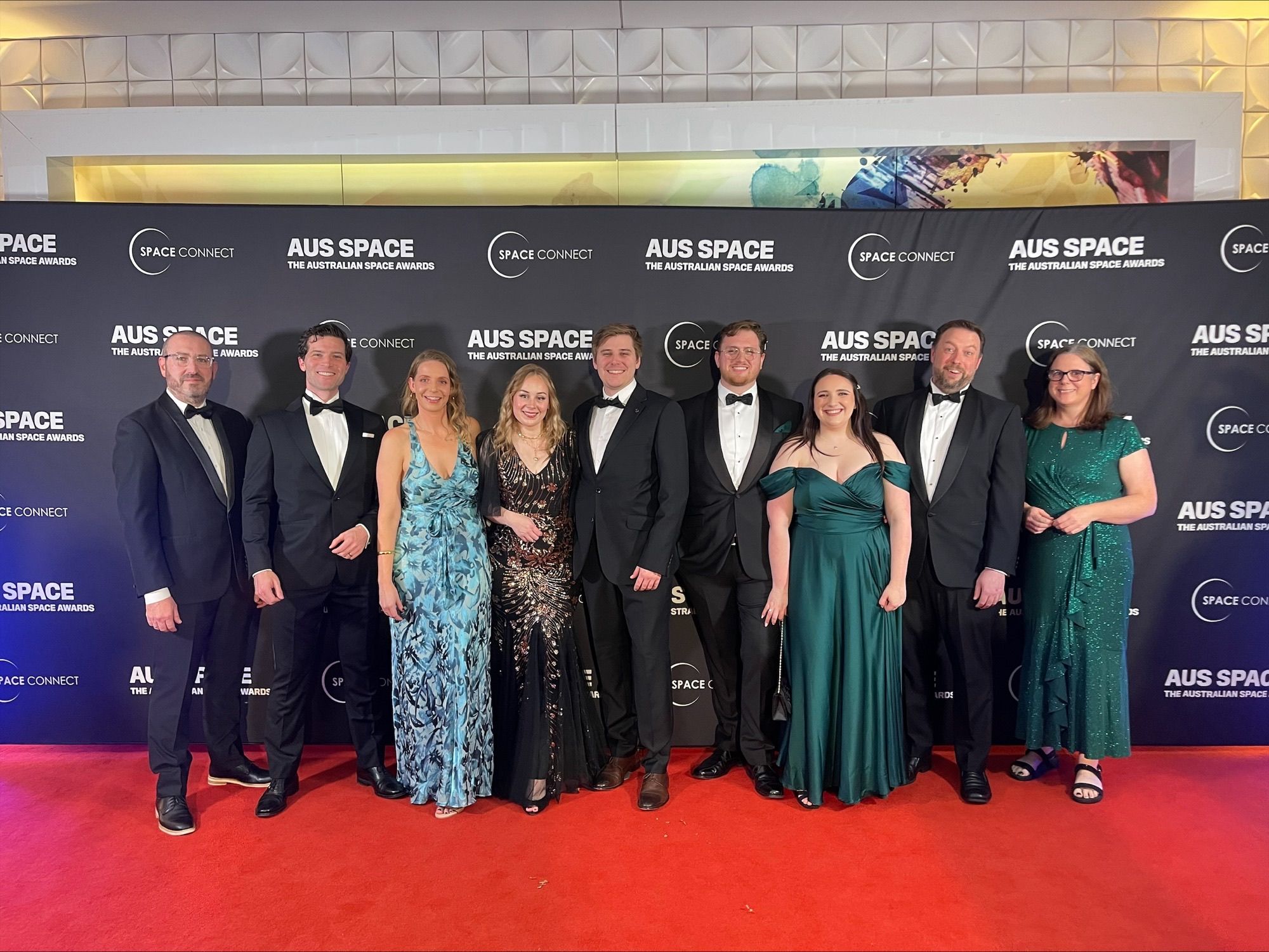 Professionals gathering at event