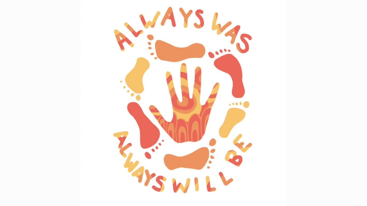 Student Emily Gittins's design for 2020 NAIDOC Week Indigenous art competition