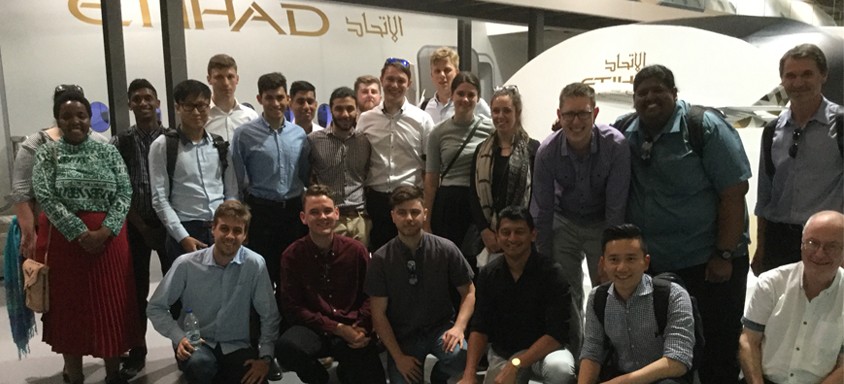 Etihad Airways crew training complex, Abu Dhabi, United Arab Emirates.