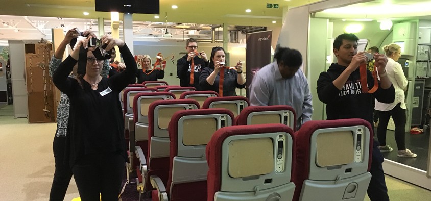 Virgin Atlantic, Gatwick, England.