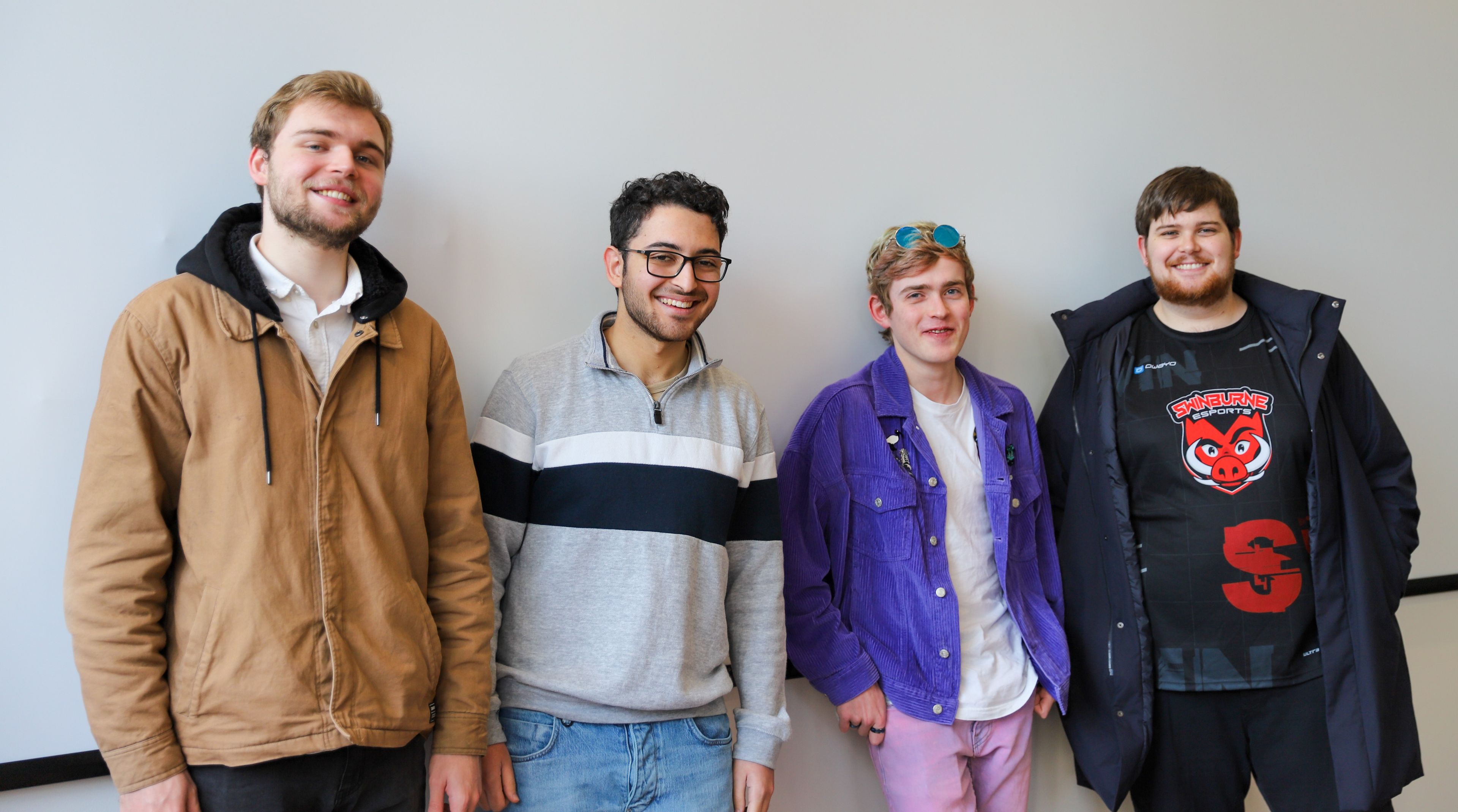 Computer science students Ian Scheepers, Jaime Shirazi, Hugh Craig and Marnus Jordaan won the People's Choice Award at Ubisoft's Game Jam 2024