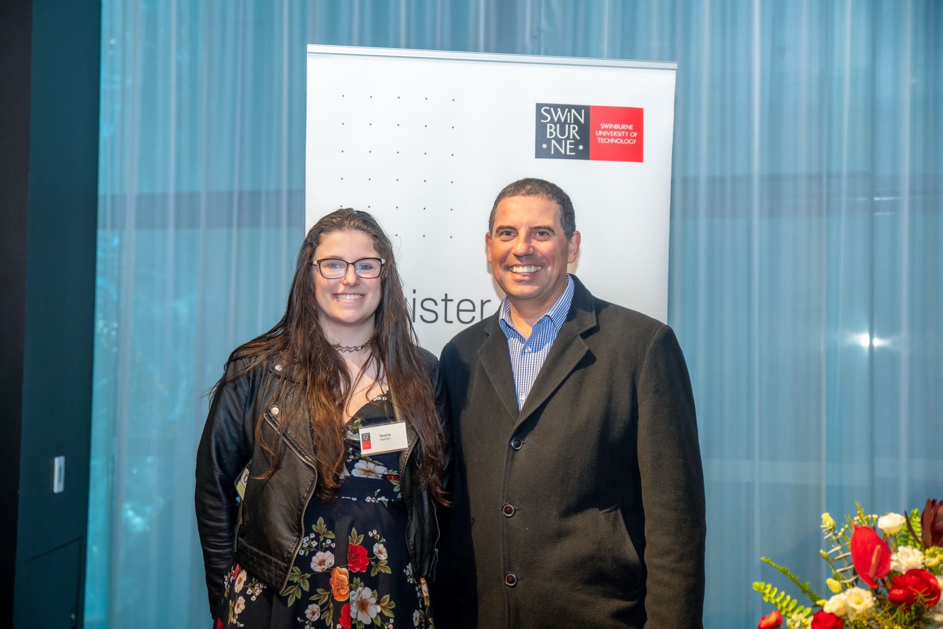 Teisha Damman and Pete Nikoletatos from TechnologyOne