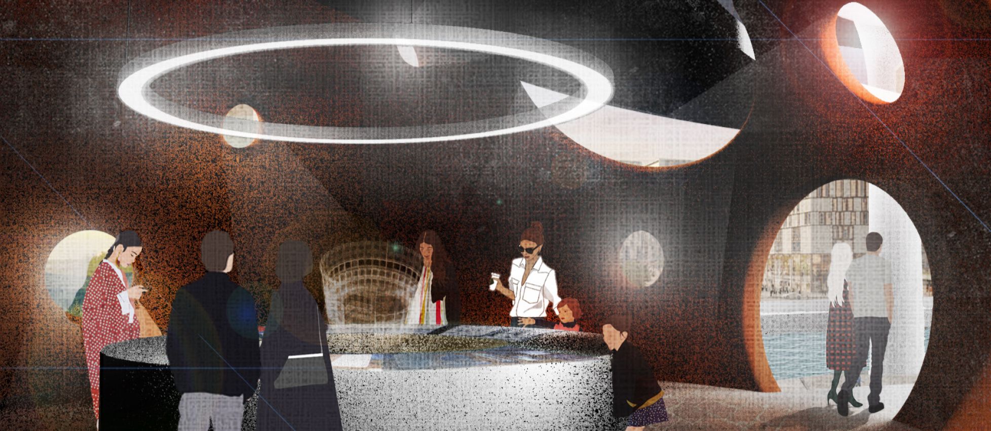 An interior architecture student's work.