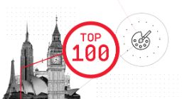 Top 100 with Big Ben and paint palette